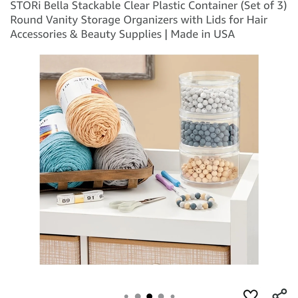 Clear Stackable Plastic Storage Containers - Picture 3 of 5